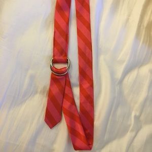 J crew silk d-ring belt